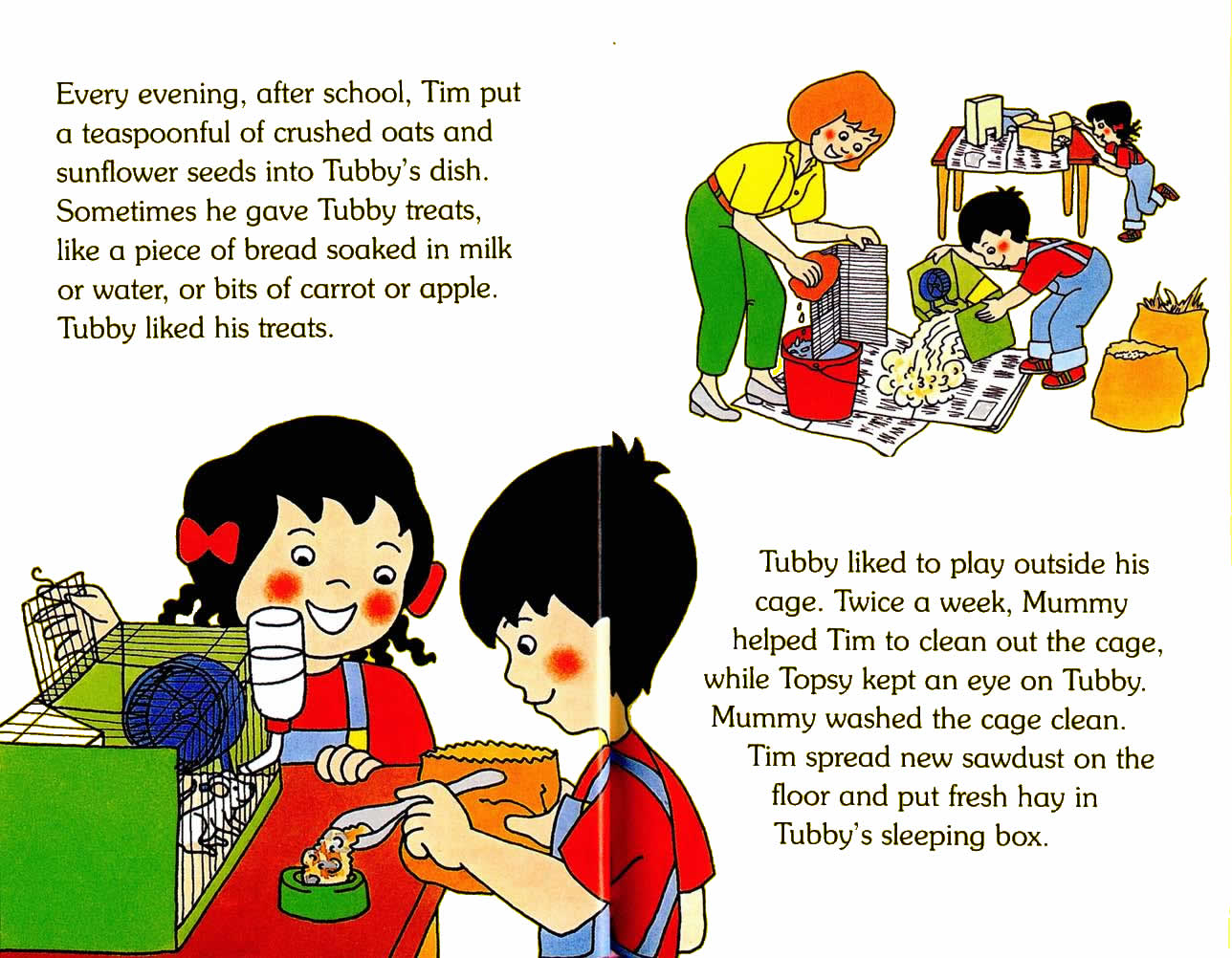 Ladybird - Topsy Tim Books - Look After Their Pets (03),绘本,绘本故事,绘本阅读,故事书,童书,图画书,课外阅读